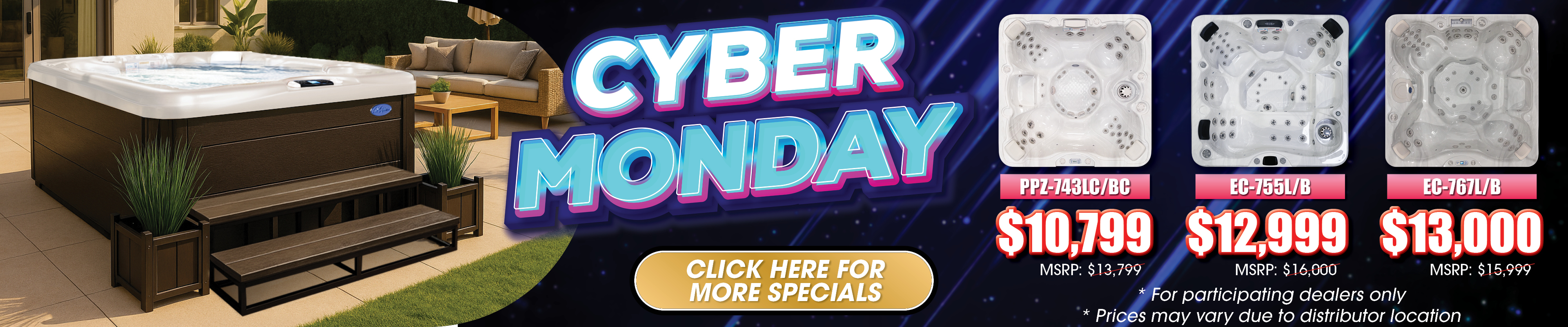 Calspas hot tub being used in a family setting - Bellevue