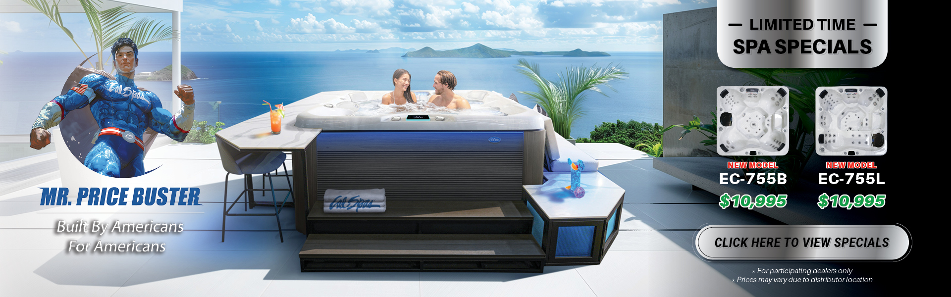 Calspas hot tub being used in a family setting - Bellevue